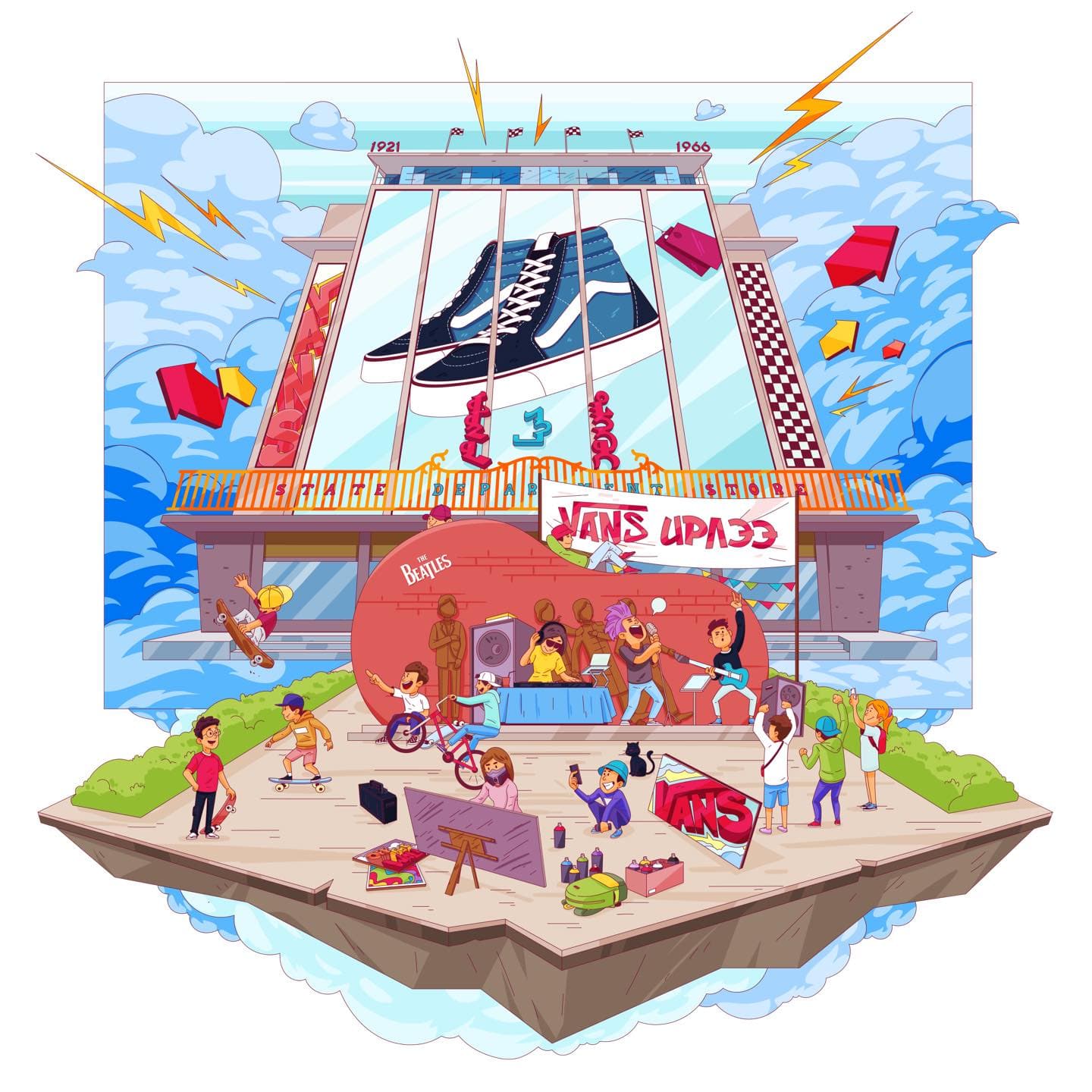 Vans Улсын Их Дэлгүүрт ирлээ